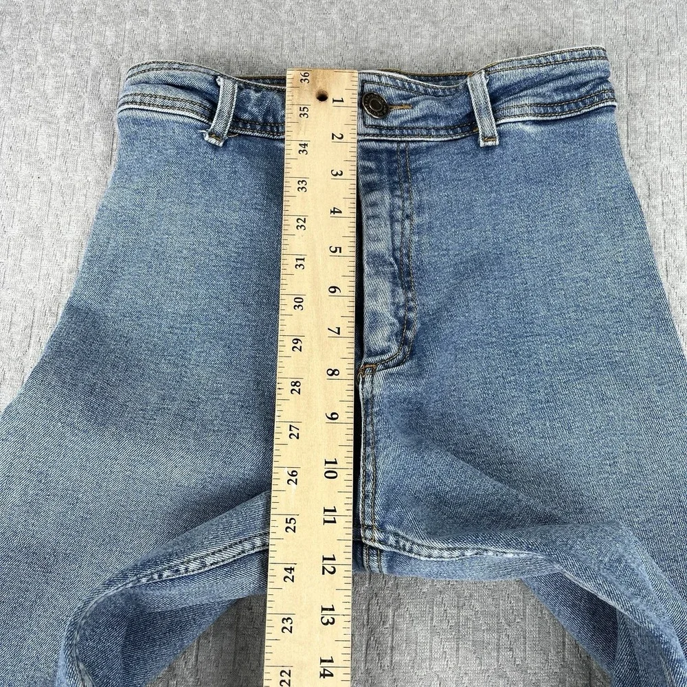 Zara Blue Flare & Wide Leg Jeans - Picture 7 of 9
